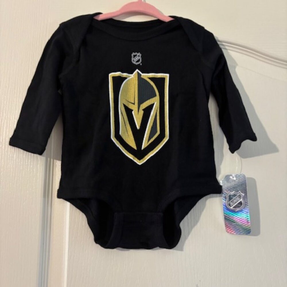 NWT Las Vegas Golden Knights Baby One-Piece Bodysuit SZ 3-6 Months